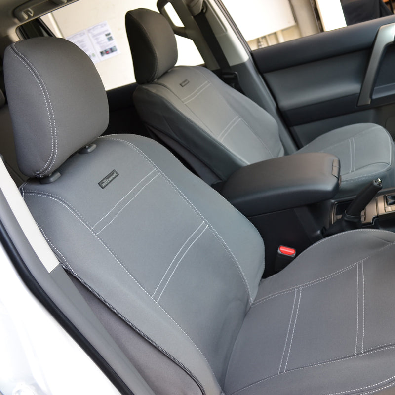 Wet Seat Grey Neoprene Seat Covers Suits Mazda BT-50 B32P XT (Includes HiRider) Dual Cab 8/2015-7/2020