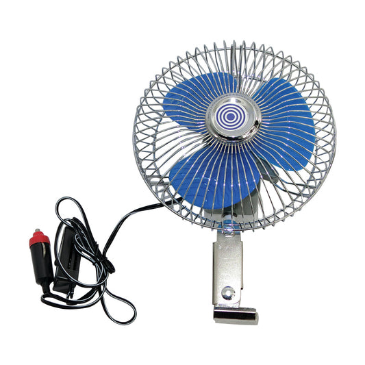 Deluxe Oscillating 6 Inch Fan 12 Volt 4x4 Caravan Boat Car YF612