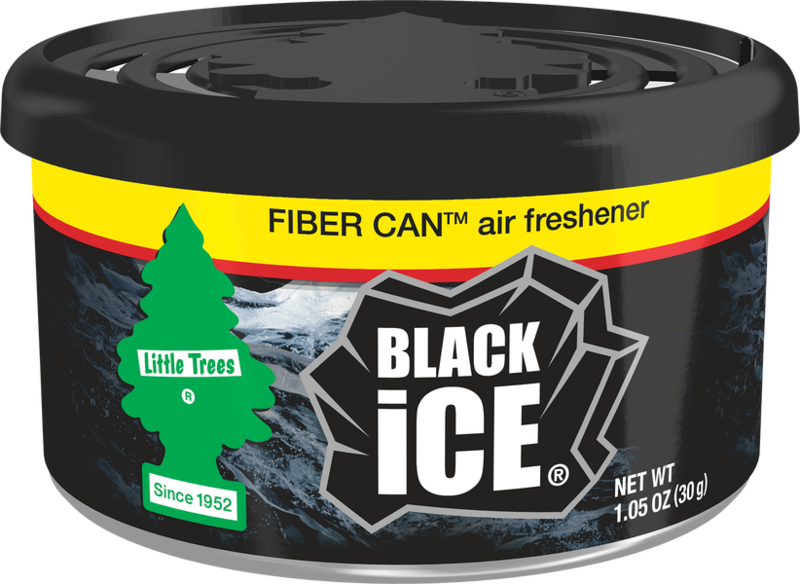 Little Trees Black Ice Fibre Can Air Freshener D7855