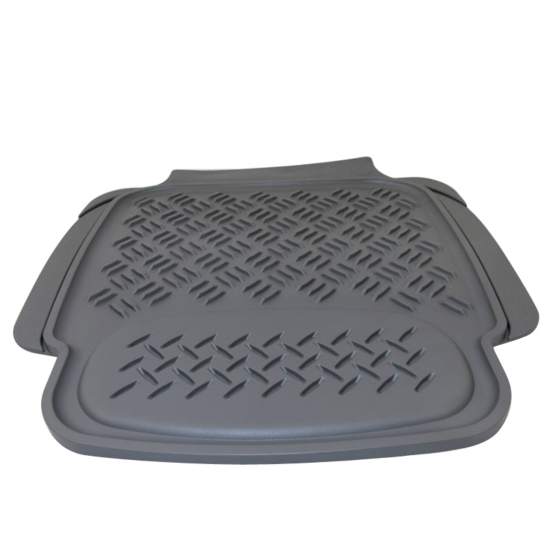 Sentry Rubber Floor Mats Rear - Grey Pair 4590025