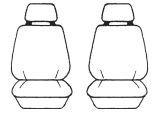 Custom Made Esteem Velour Seat Covers Volvo S40 Sedan 2009 1 Row