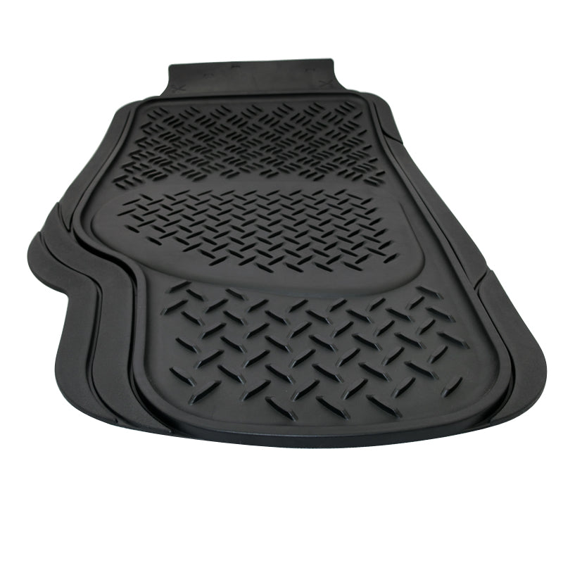 Sentry Rubber Floor Mats Front - Black Pair