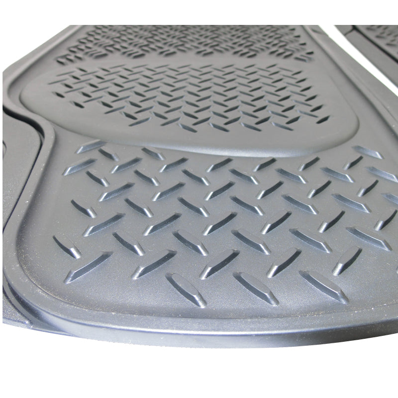 Sentry Rubber Floor Mats Front - Black Pair