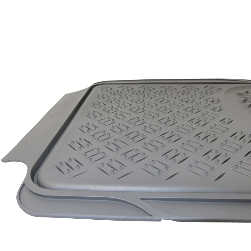 Sentry Rubber Floor Mats Front - Grey Pair 4592015