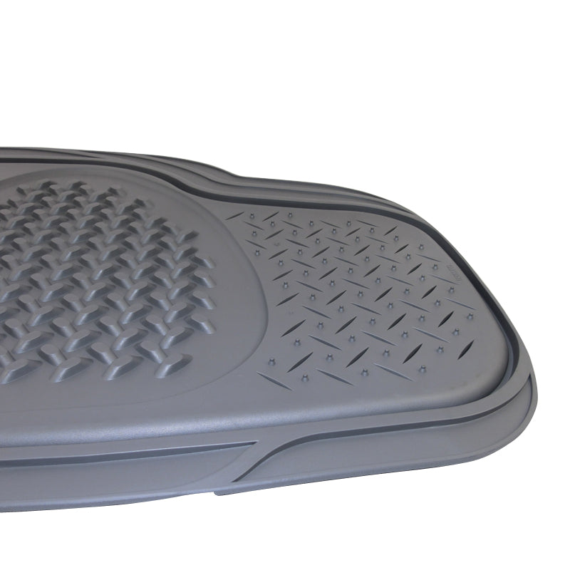 Sentry Rubber Floor Mats Front - Grey Pair 4592015