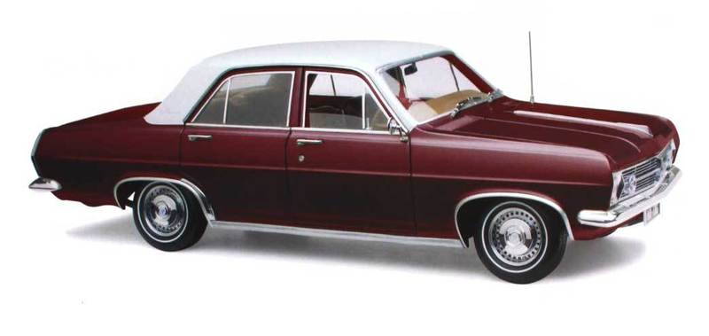 1:18 Holden HR Premier Egmont Maroon Metallic Classic Carlectables 18671