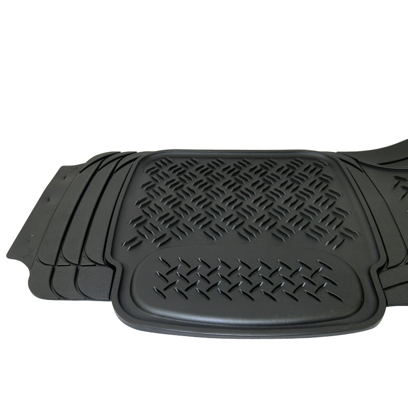 Sentry Rubber Floor Mats - 1 Piece Rear Black 4592071