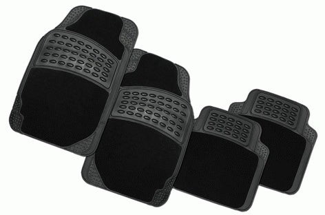 Floor Mats Majestic Set of 4 Black 6CF78041