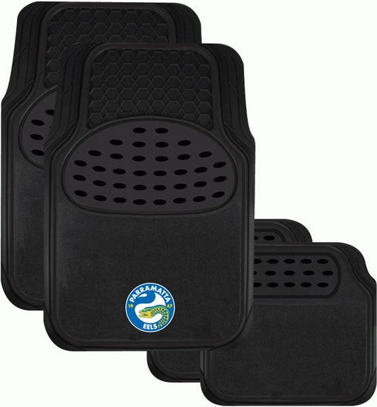 NRL Parramatta Eels Floor Mats Set of 4