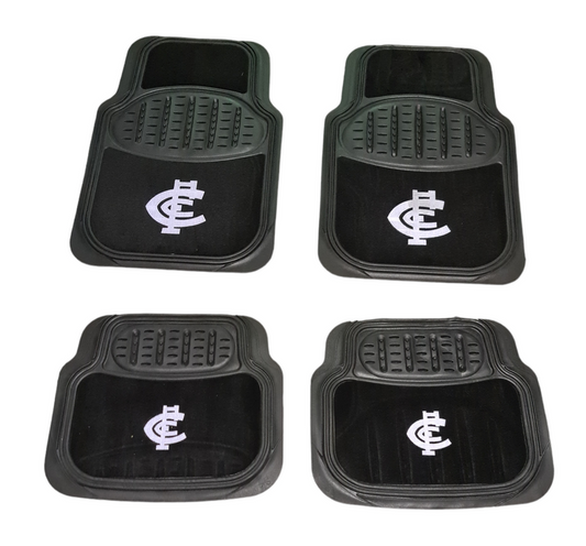 AFL Floormats Carlton Blues Set Of 4