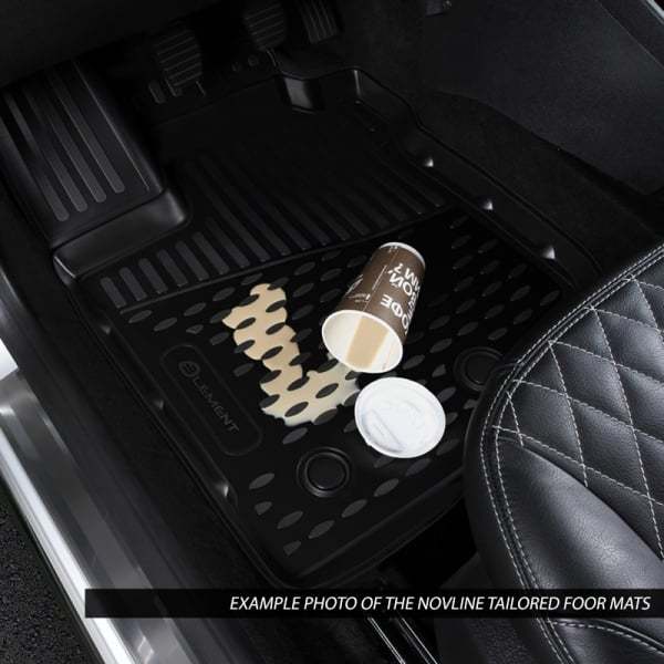 3D Custom Floor Mats Suits Mitsubishi Triton 2016-11/2023 Rubber 3 Piece Front & Rear EXP.ELEMENT3D3501210