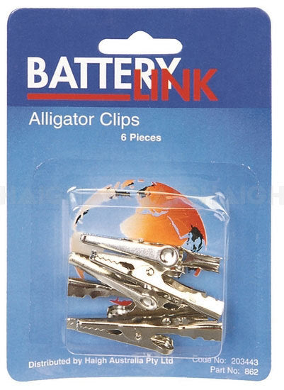 Battery Link Alligator Testing Clips 10A 862