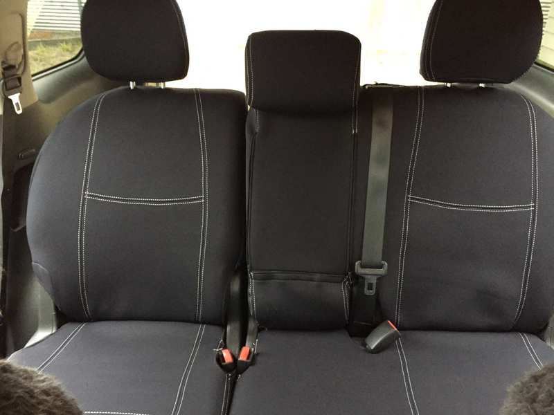 Wet Seat Neoprene Seat Covers Suits Nissan Pathfinder R52 Wagon 11/2014-On Black