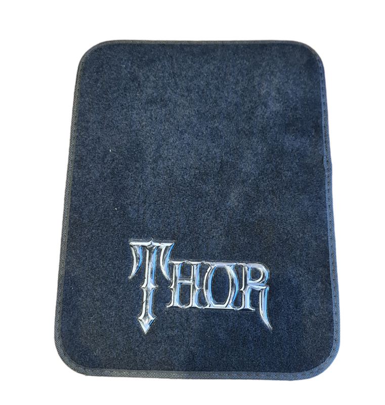 Marvel Avengers Car Floor Mats Black Set of 4 Thor AVECMTHO