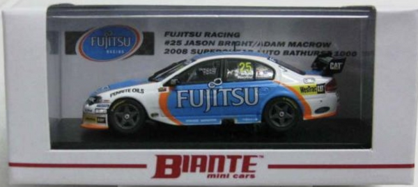 1:64 Biante Ford BF Falcon Britek Fujitsu Racing #25 Jason Bright/Adam Macrow 2008 Bathurst B64302D