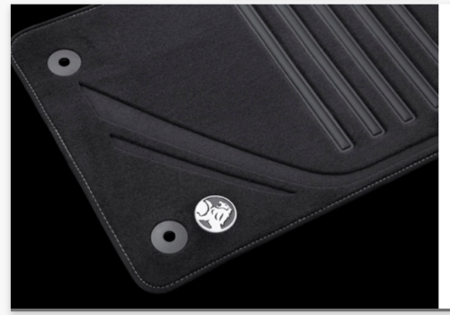 Holden VF Sedan/Sportswagon Sports Type Car Floor Mats Front & Rear Genuine Onyx 5/2013-On 92283171