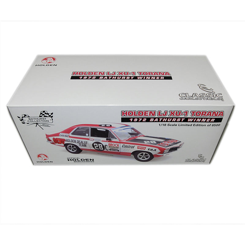 1:18 1972 Peter Brock Torana LJ GTR X-U1 Bathurst Winner 28C 18314