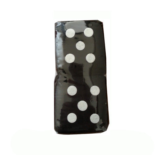 Dice Fluffy Black One Pair