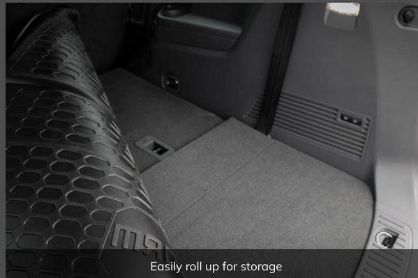 Custom Moulded Rubber Boot Liner suits Toyota Prado 150 10/2009-On Series Cargo Mat With 3rd Row Seats Folded