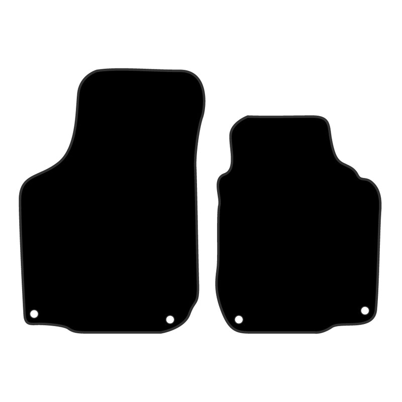 Tailor Made Floor Mats Suits Volkswagen VW Golf MK4 9/1998-6/2004 Custom Fit Front Pair Round Clips