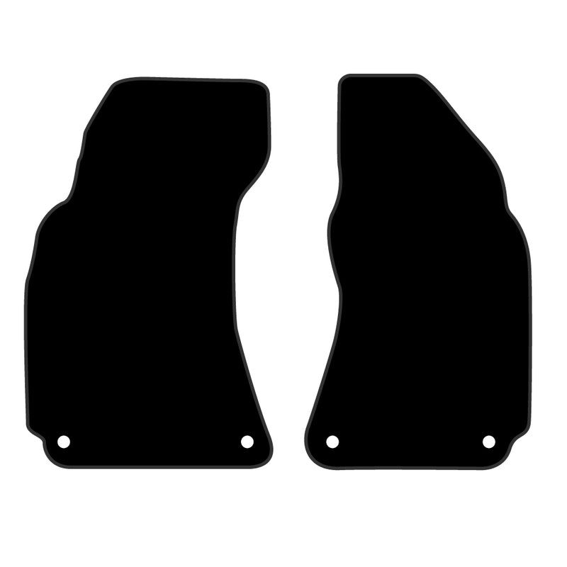 Tailor Made Floor Mats Suits Volkswagen VW Passat B5 8/1995-2005 Custom Fit Front Pair Oval Clips