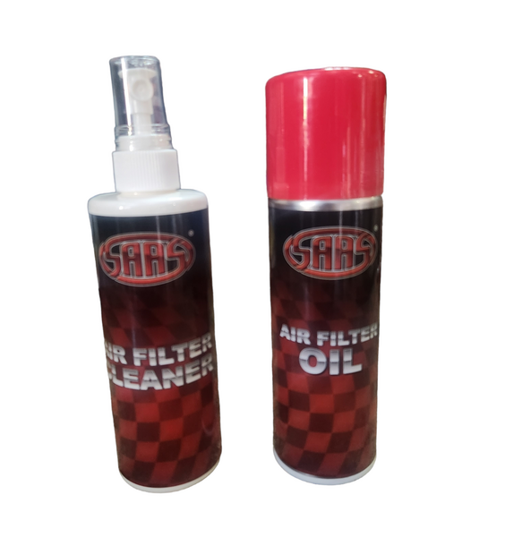 SAAS Recharger Filter Care Cleaner & Oil Service Kit