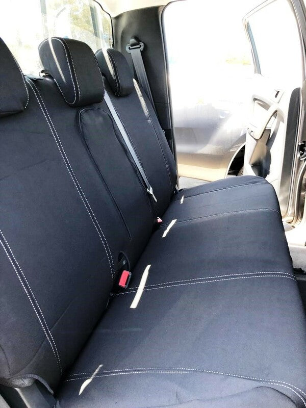 Velocity Full Wetsuit Neoprene Seat Covers Suits Isuzu D-Max Dual Cab 6/2012-7/2020 2 Rows  VEL7129