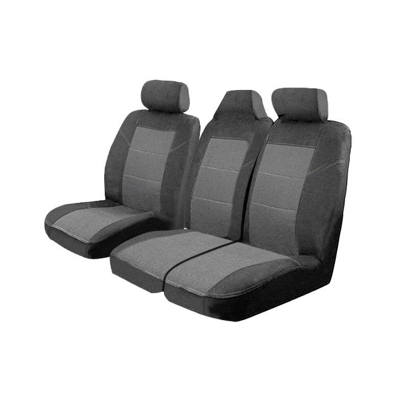 Velour Seat Covers suits Renault Trafic X82 SWB Twin Turbo/LWB Twin Turbo 1/2015-On 1 Row