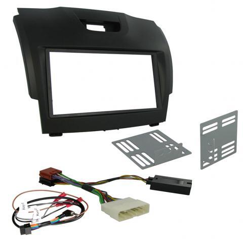 Facia Install kit Suits Holden Colorado 2012-2014, Suits Isuzu D-Max 2012-7/2020, MU-X 2012-7/2020 Black FP8063BK