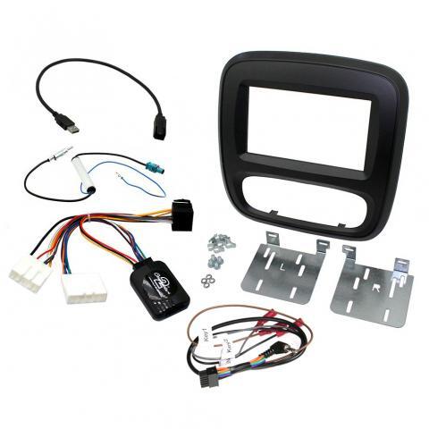 Facia Install kit Suits Renault Trafic X82 2014-On Black FP8132K