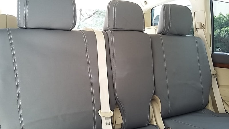 Wet Seat Grey Neoprene Seat Covers suits Toyota Landcruiser 200 Series Sahara 9/2015-On