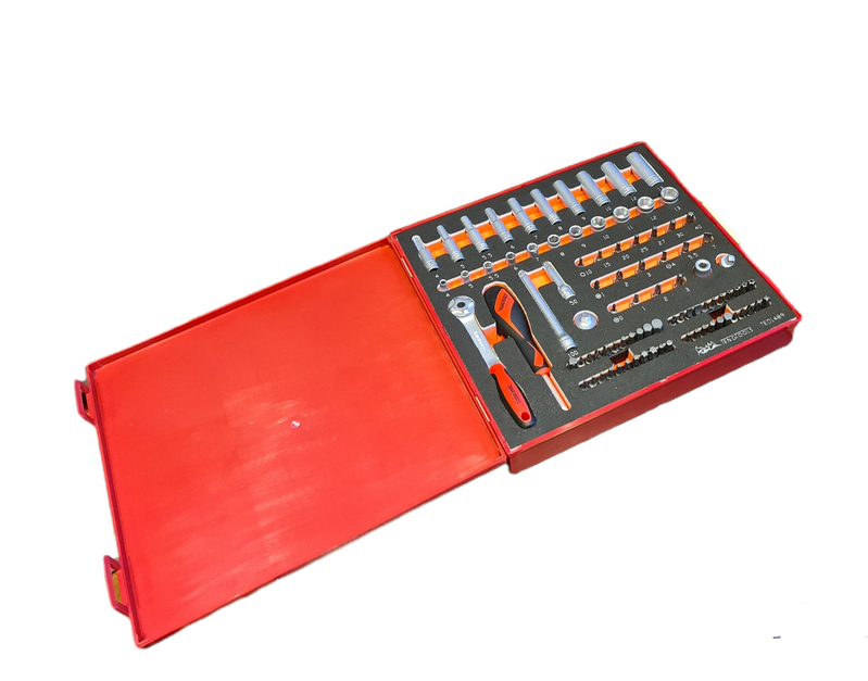 Teng Tools - Socket Set 1/4in Drive 89 Piece Metric TED1489