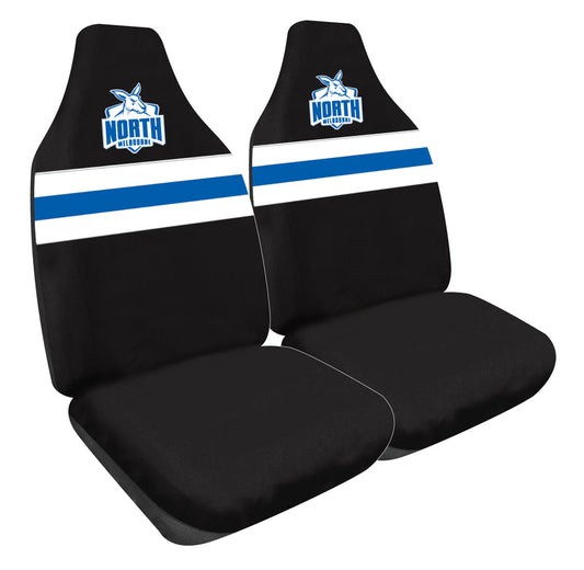 AFL Seat Covers North Melbourne Kangaroos Size 60 Front Pair