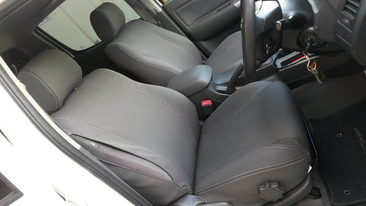 Wet Seat Grey Neoprene Seat Covers suits Toyota Hilux GGN15R/GGN25R/KUN26R SR5 Dual Cab 9/2009-7/2015