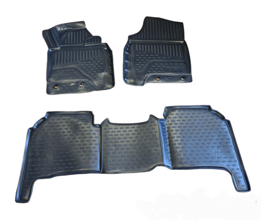 3D Rubber Floor Mats suits Toyota Landcruiser 200 VX Sahara 2012-On 3 Piece EXP.ELEMENT3D48157210k