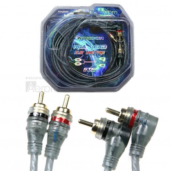 Maxcor 5.5m RCA Lead 2m-2m Right Angle MX555