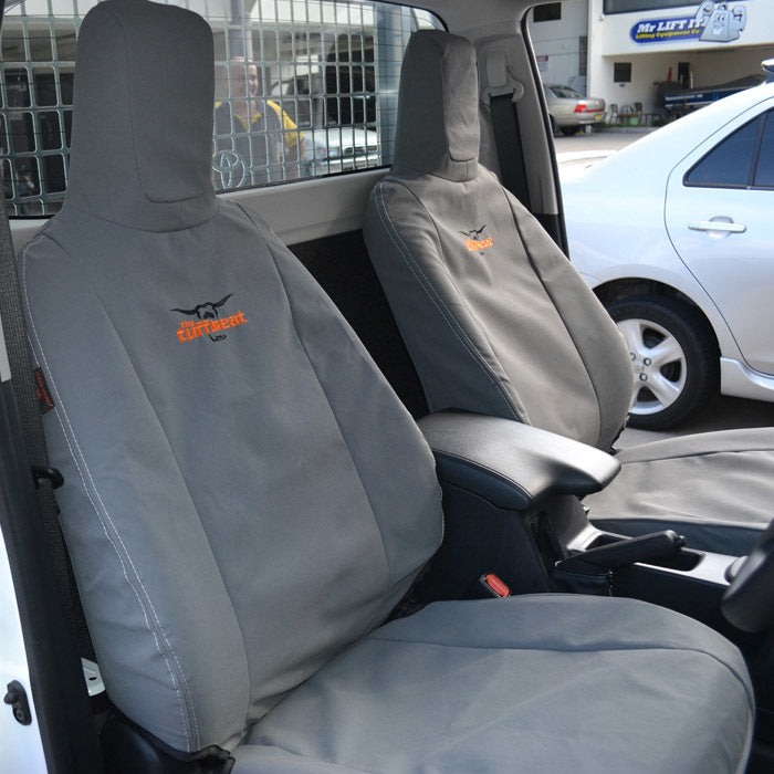 Tuffseat Canvas Seat Covers Suits Nissan Navara D40 ST Series 6 Dual Cab 11/2011-12/2014