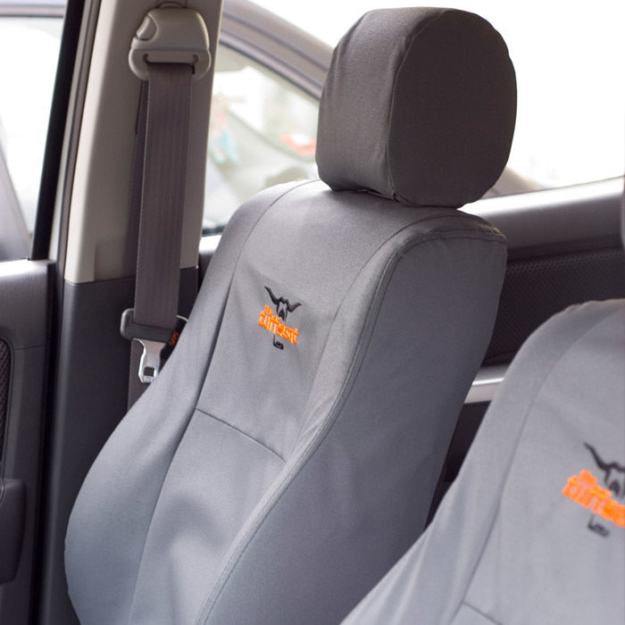 Tuffseat Canvas Seat Covers Suits Nissan Navara D40 ST Series 6 Dual Cab 11/2011-12/2014