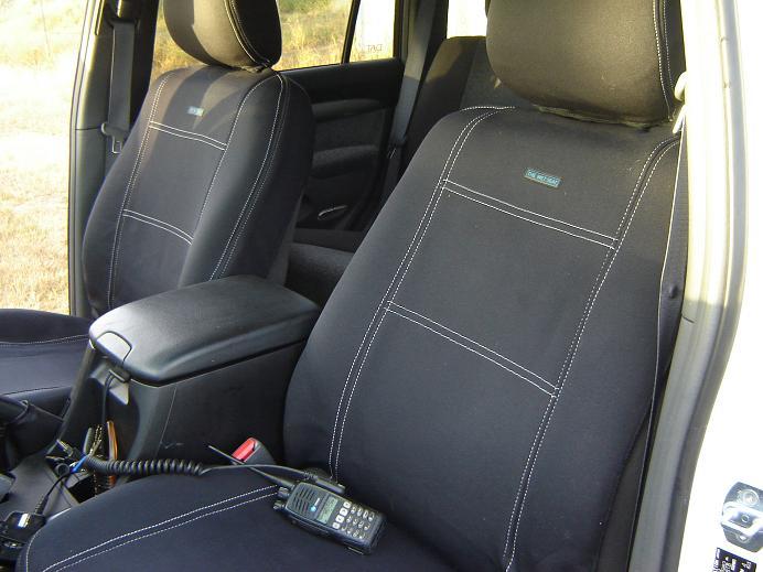 Wet Seat Neoprene Seat Covers suits Toyota Prado 120 Series Wagon 3/2003-10/2009 Black