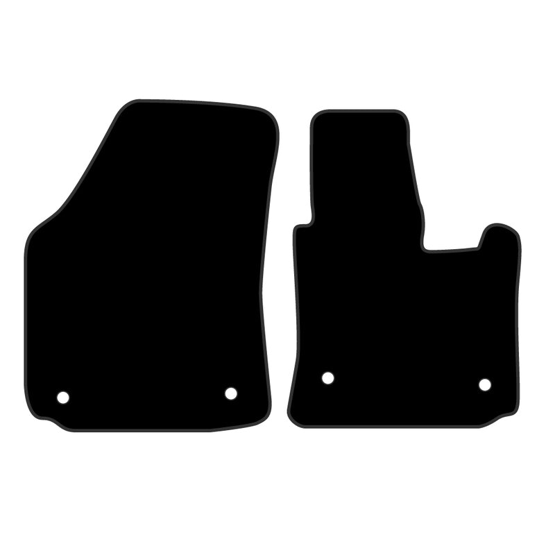 Tailor Made Floor Mats Suits Volkswagen VW Caddy 2KN 2005-On Custom Fit Front Pair