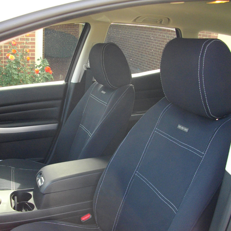 Wet Seat Neoprene Seat Covers suits Toyota Tarago GSR50R/ACR50R Series 2 GLI Van 2009-On Black