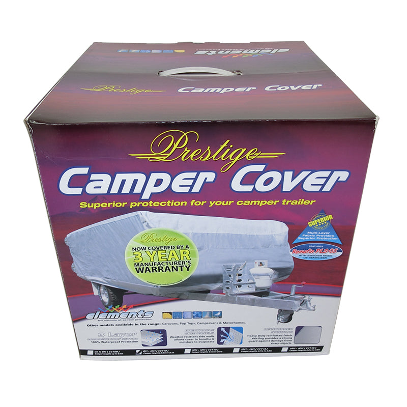 Prestige Camper Trailer Cover 8Ft-10Ft/2.4M-3.1M Waterproof Campervan Van CCT10