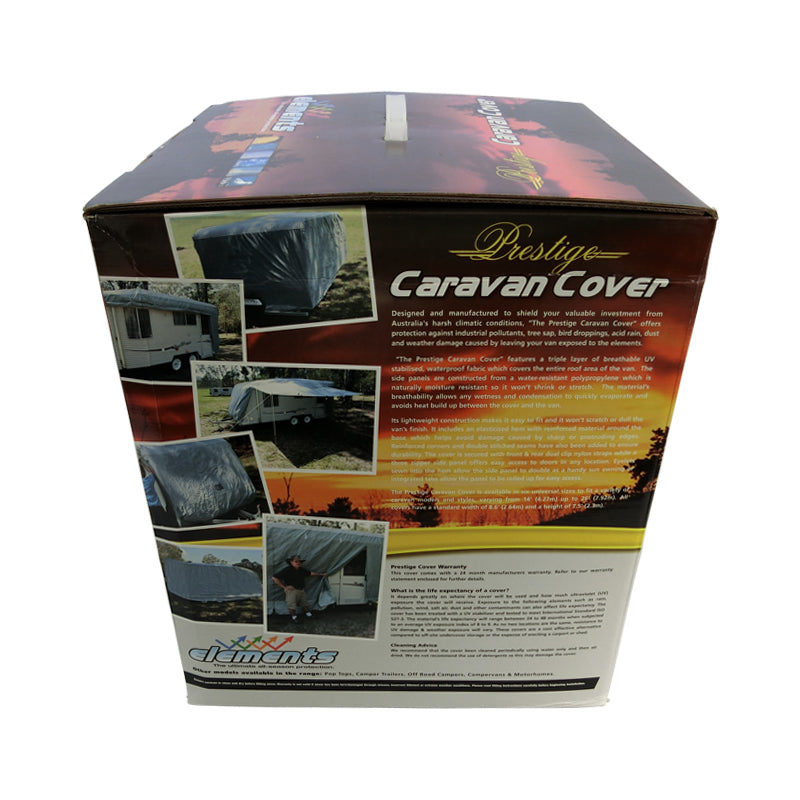 Prestige Caravan Cover 16Ft - 18Ft 4.8M - 5.4M Waterproof UV Protect CCV18