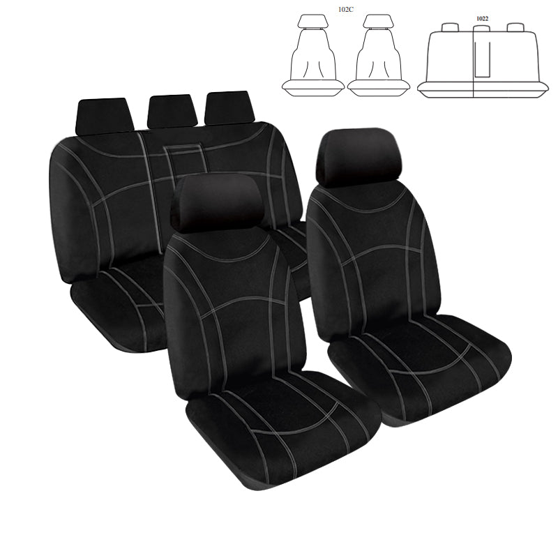 Getaway Neoprene Seat Covers Suits Ford Escape (ZG) All Badges 10/2016-4/2020 Waterproof