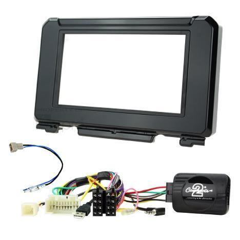 Double Din Facia Installation Kit Black Suits Suzuki Jimny FP8496K