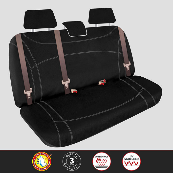 Getaway Neoprene Seat Covers Suits Mitsubishi Pajero 7 Seater (NT/NW,NX) Exceed/GLS/VR-X 2009-On Waterproof