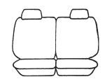 Custom Made Esteem Velour Seat Covers Suits Holden Captiva LX 7 Seater 4 Door Wagon 09/2006-01/2011 3 Rows