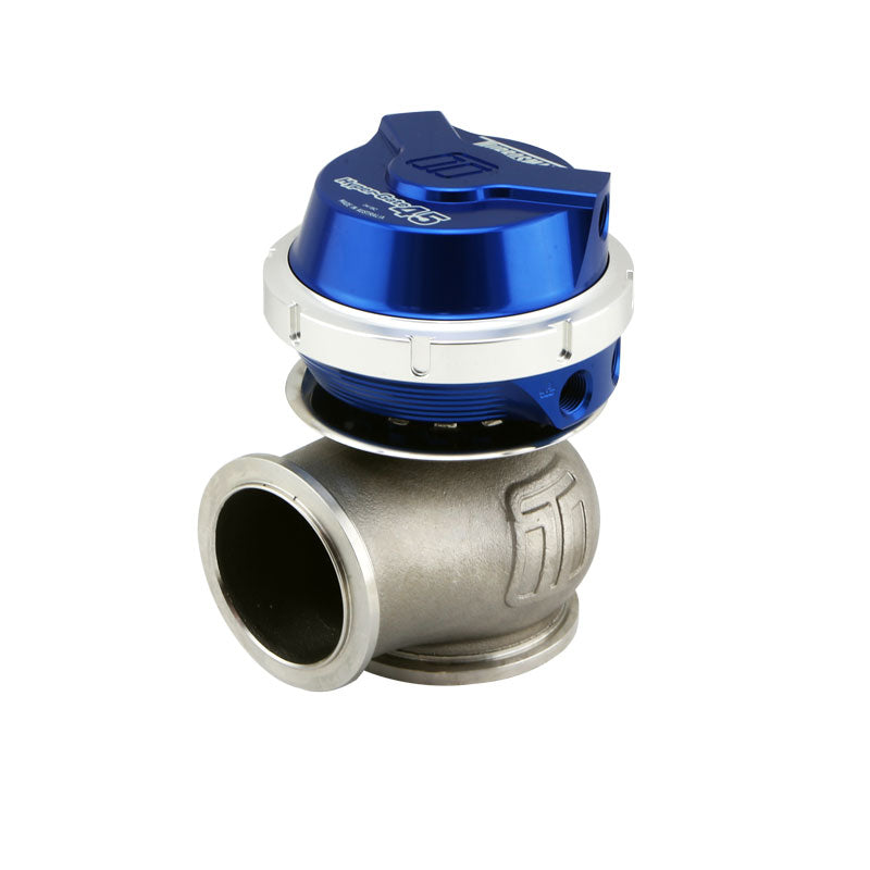 Turbosmart 45mm Hyper-Gate External Wastegate Gen 5 - Genuine Turbo V-Band Blue TS-0553-1001