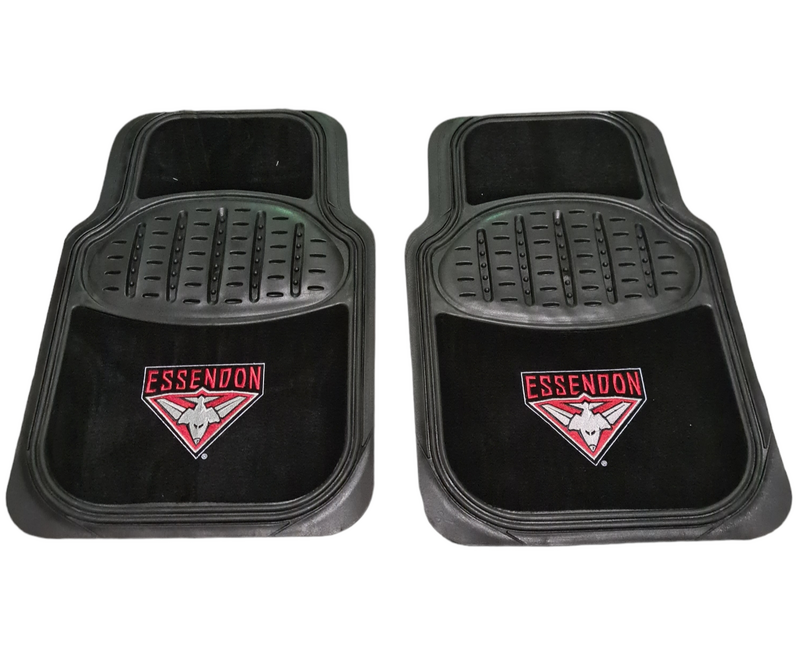 AFL Floormats Essendon Bombers Set Of 4