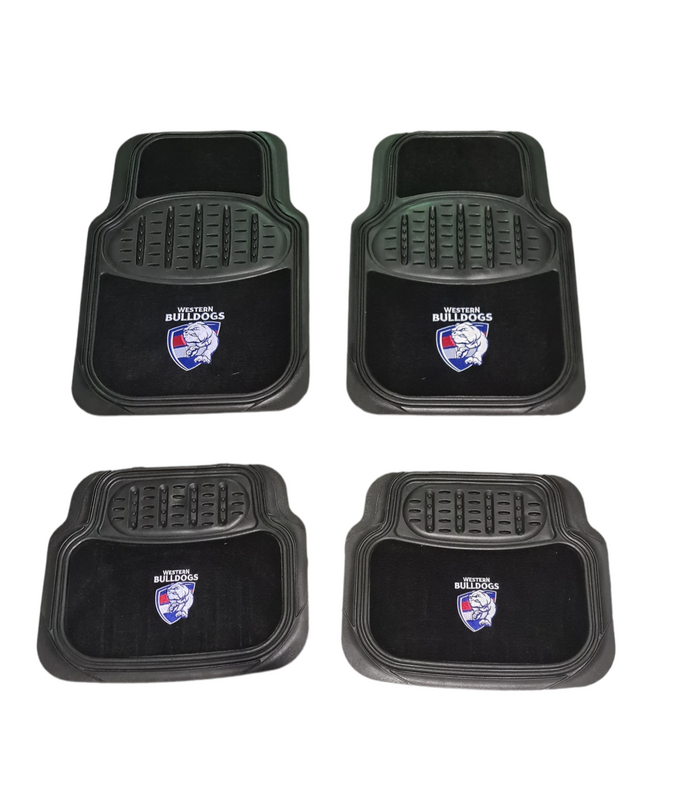 AFL Floormats Western Bulldogs Set Of 4